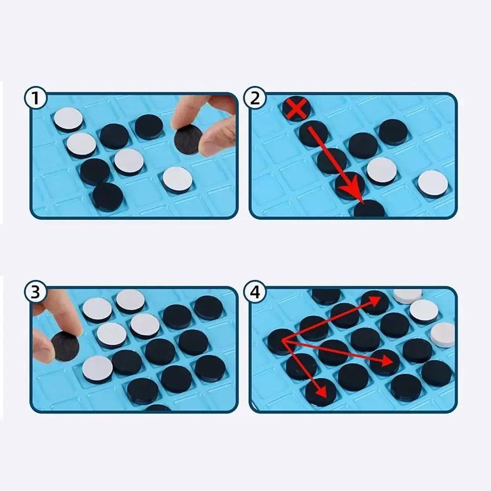 Настольная игра Ребенок Перевернуть Шахматы Касание Перевернуть Реверси Стратегическая настольная игра Кемпинг Походы