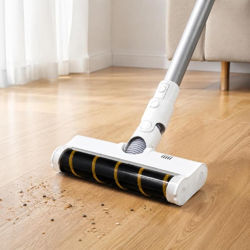 Direct Replacement Vacuum Floor Brush with Latching Connector and Articulated Joint, for V9B V9P Routine Cleaning of Wood Floors, Tile, and Short-Pile