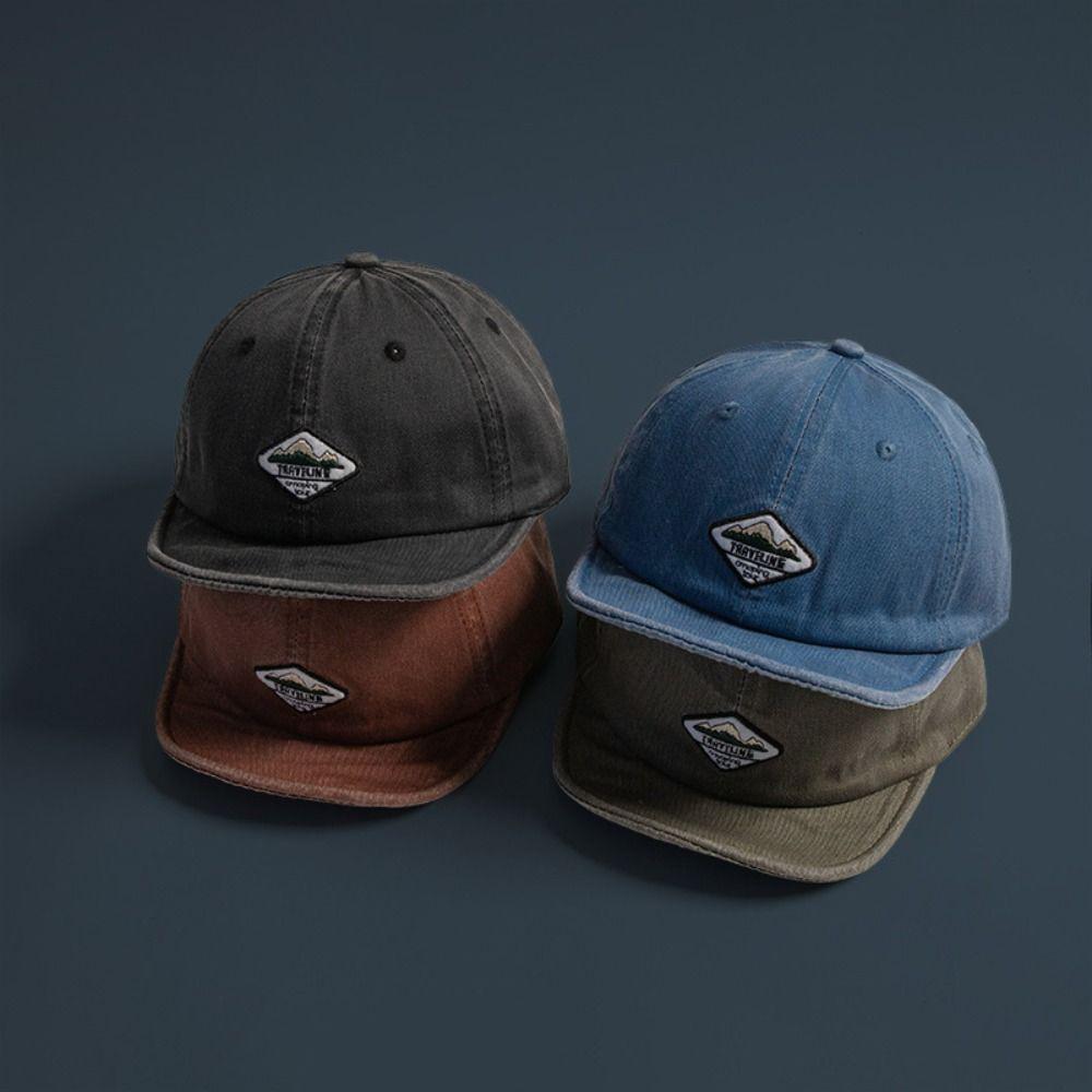Soft Brim Short-Brimmed Hat Big Head Circumference Sunscreen Hat New Baseball Cap