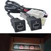 Высокое качество Для VW Golf 6 Jetta 5 MK5 Scirocco 06 - 12 Адаптер для зарядки телефона Кнопка USB-зарядное устройство PD Быстрая зарядка QC3.0 Авто
