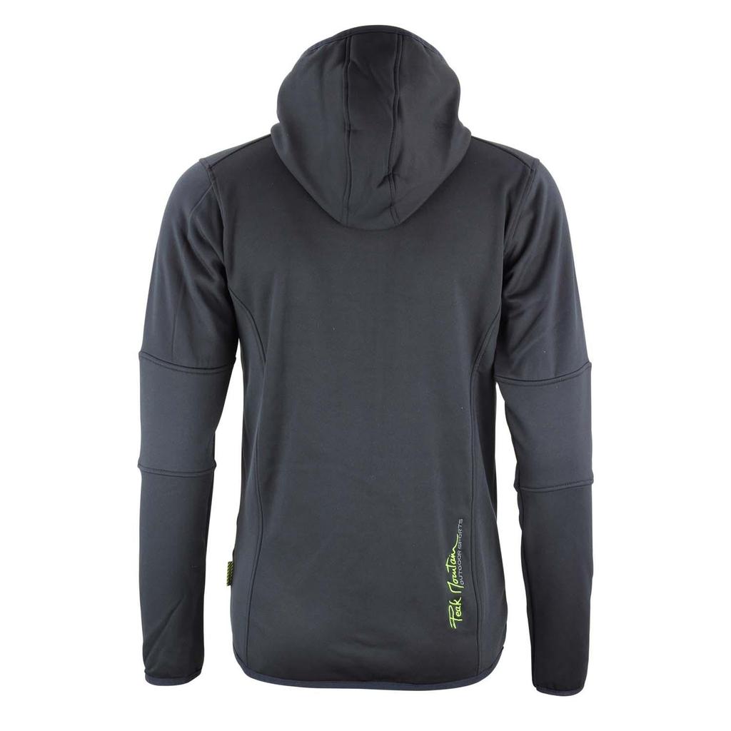 Peak-Mountain Kids fleece jacket breathable waterproof black