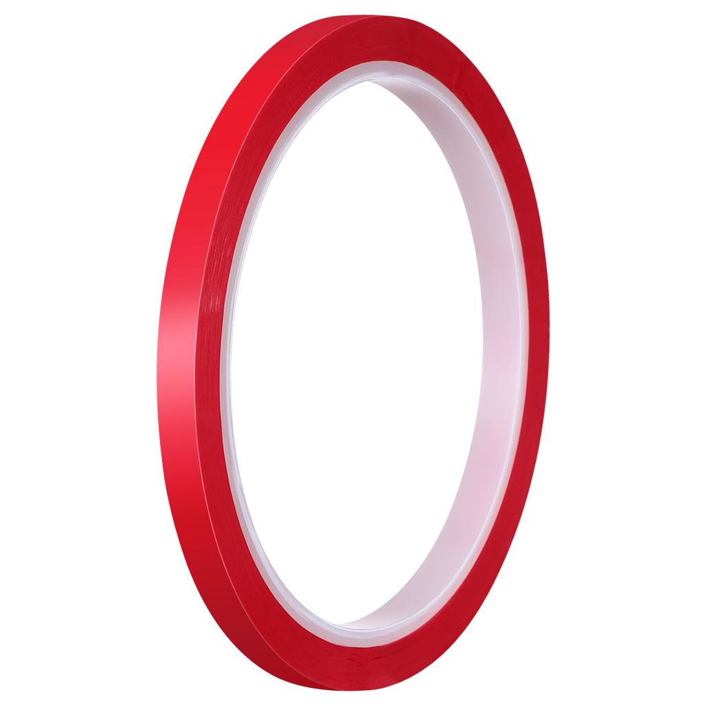 Lurrose 1 Roll Car Decoration Strip Red Pinstripe Tape Auto Trim Adhesive Colored Tape