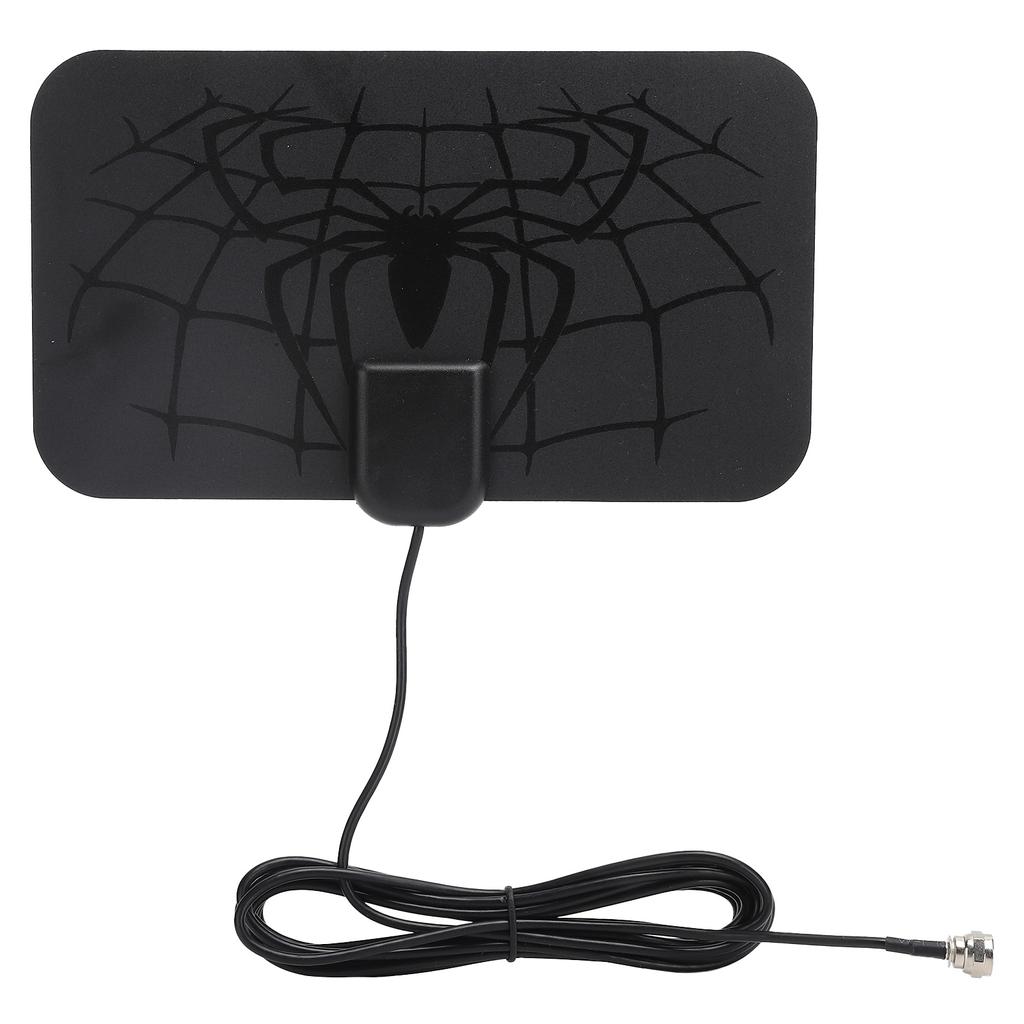 Внутренняя цифровая HD телевизионная антенна для приема сигнала, черная VHF170?240МГцUHF470?860МГц