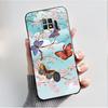 For Red Magic 7S Pro Case NX709S Fashion Butterfly Flower Black Soft TPU Matte Cover For ZTE Nubia Red Magic 7 Pro NX709J Casing
