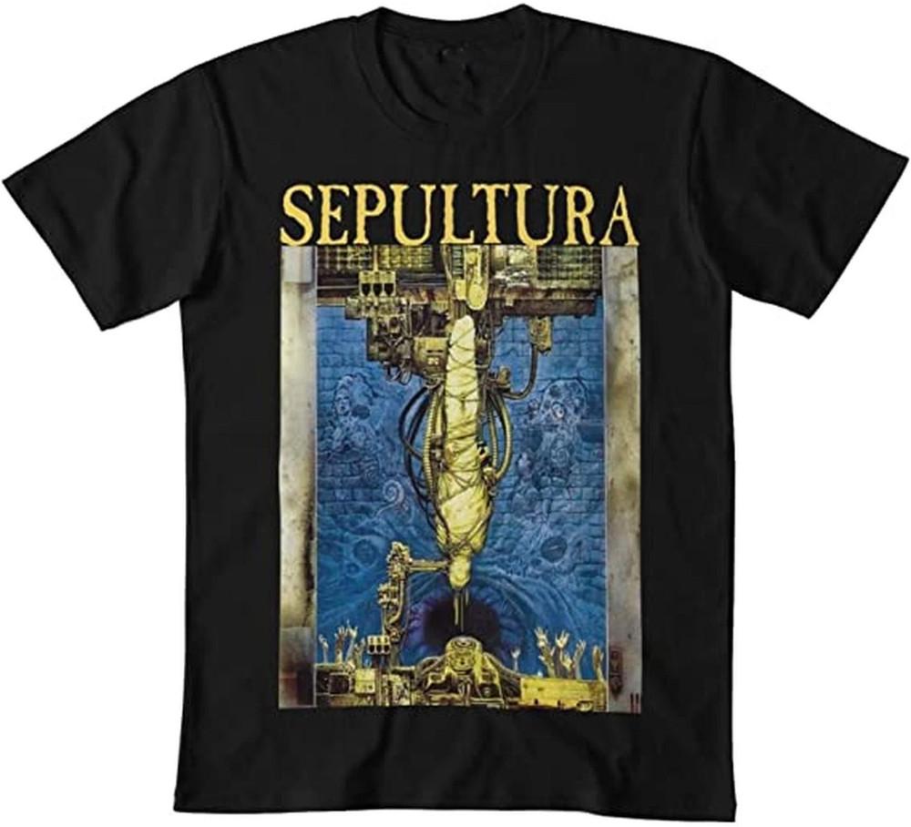 Редкая мужская футболка Sepultura Chaos AD с коротким рукавом, все размеры, унисекс, NG370