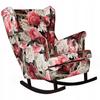 Кресло-качалка ARI, скандинавская семейная мебель, дорожки, цветы пиона