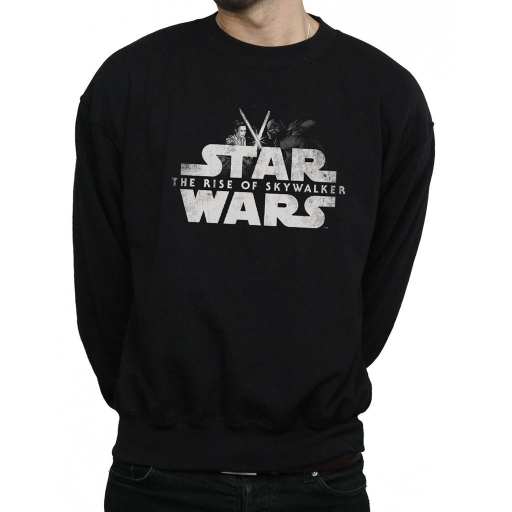 Star Wars: The Rise of Skywalker Mens Star Wars The Rise Of Skywalker Rey And Kylo Battle Sweatshirt