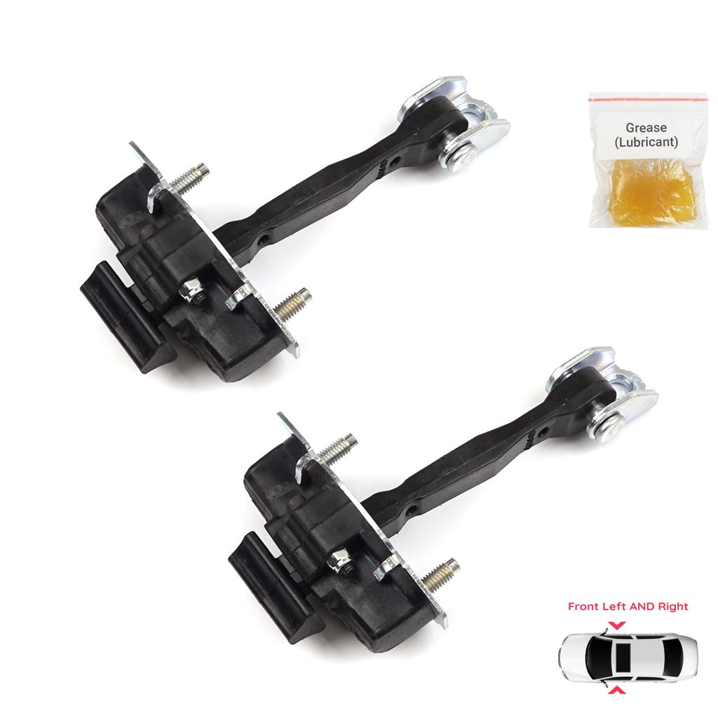 EDP1279-1 2 Pieces Front Door Hinge Stop Check Strap Limiter for Fiat 500X 334 2014-On 51939940