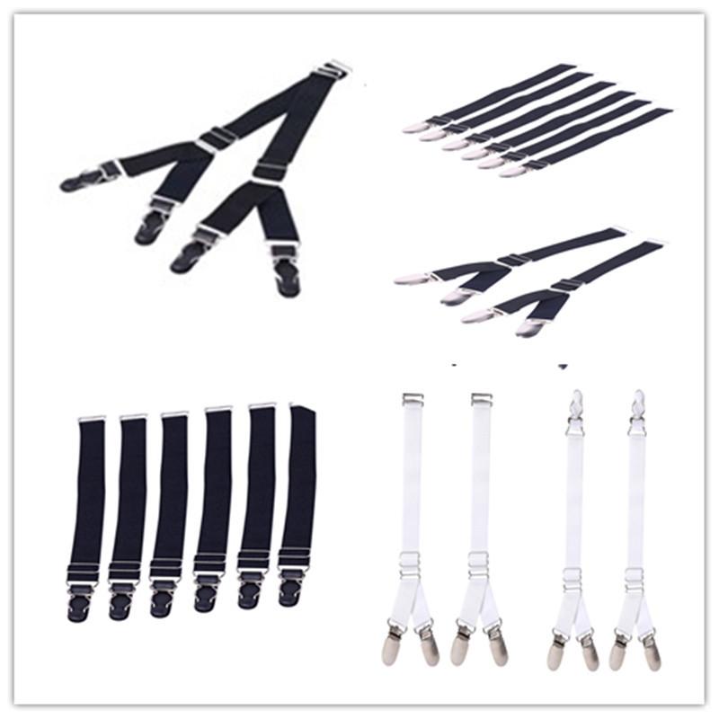Men Women Elastic Garter Belt Stainless Steel Suspender Clip for Corset and Stocking