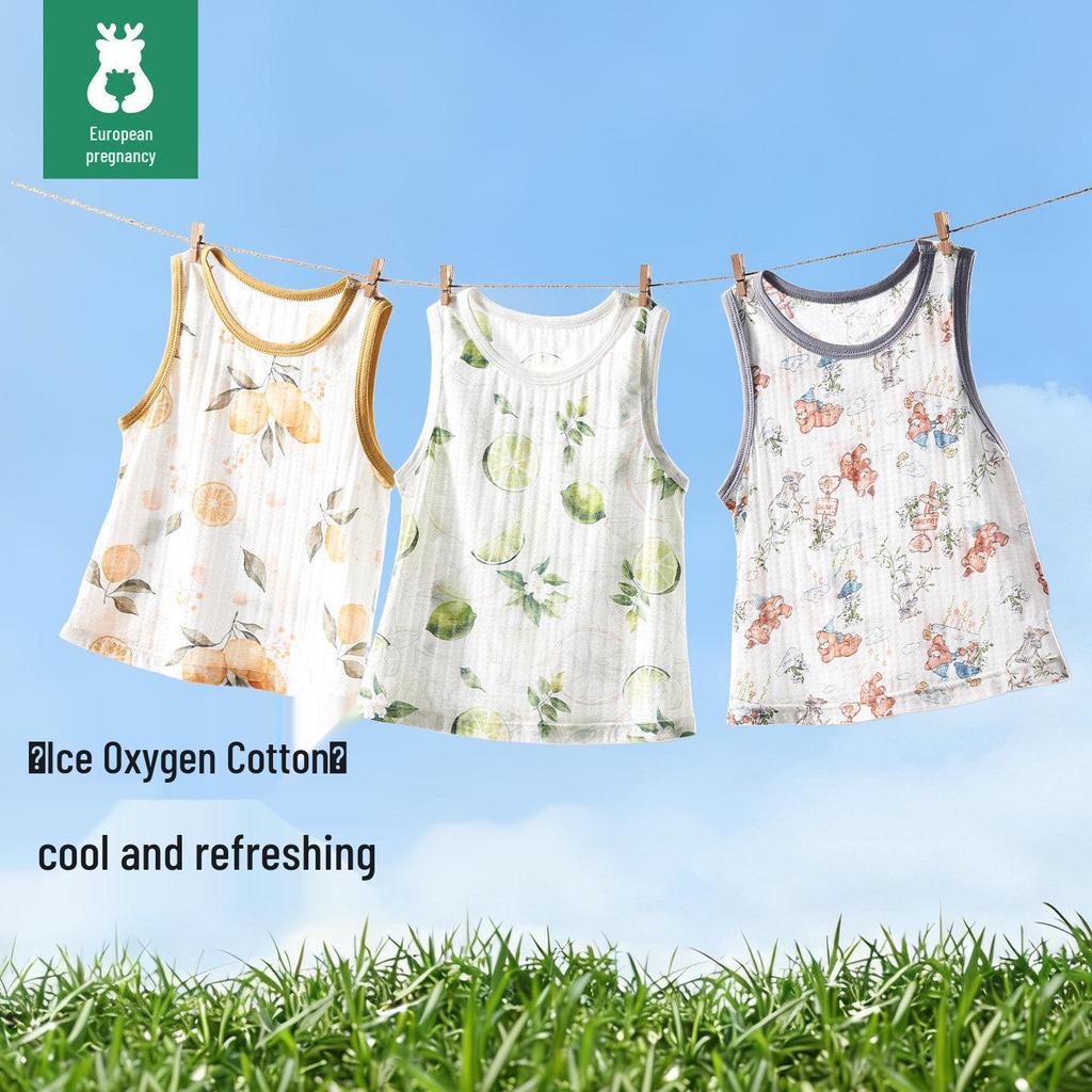 Хлопковый жилет Ou Yun Jelly Cool Summer без рукавов для малышей