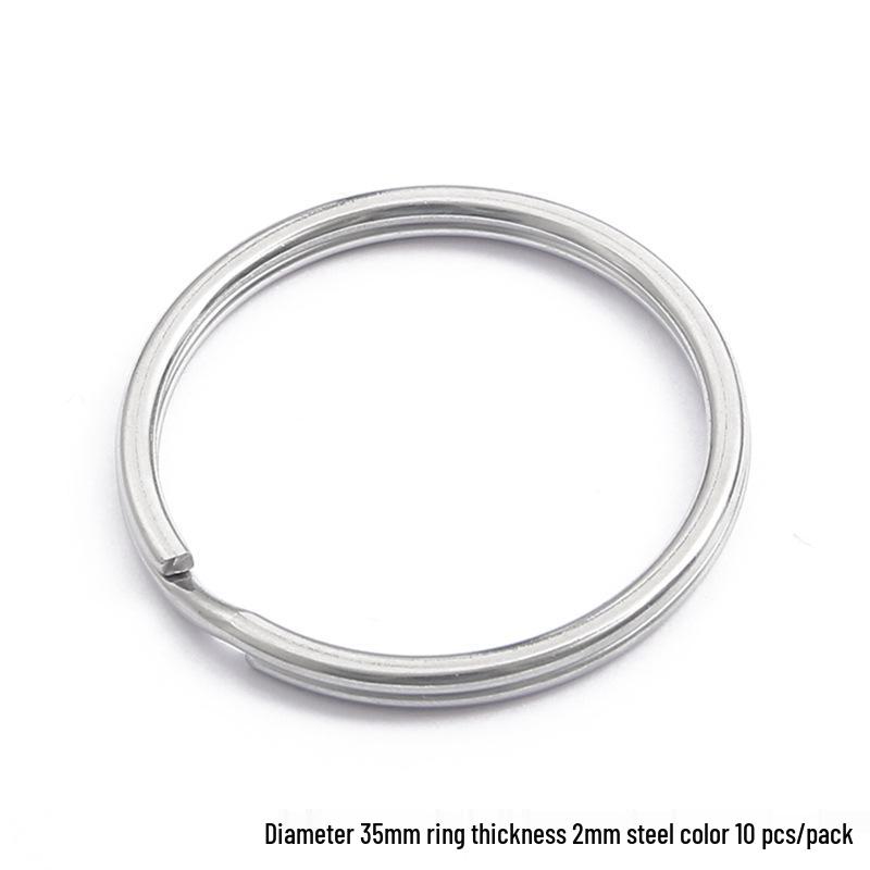 DIY Jewelry Accessories: Thickened Stainless Steel Keyring and Storage Ring