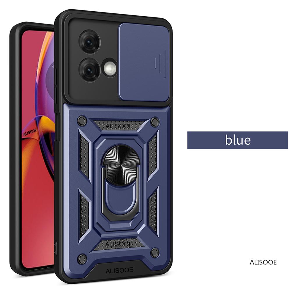 Funda For Motorola Edge 50 Pro G84 G54 G34 G24 G42 Case Slide Camera Stand Cover for Moto Edge 40 Neo 30 Ultra 20 Llite Case