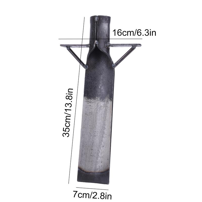 Manganese Steel Agricultural Transplanting Shovel Gardening Tool Garden Shovel Garden Planting Spade for Tree Planting & Digging