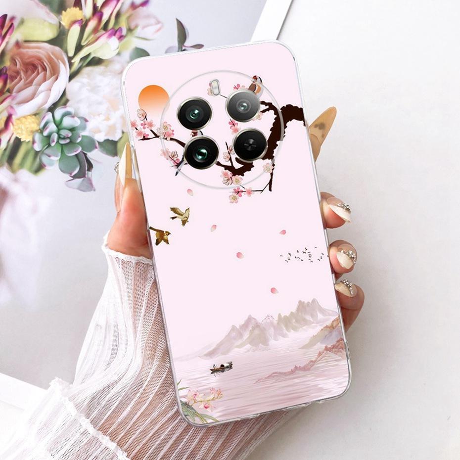 Милый Чехол с Принтом для Realme 12 Pro+ / 12 Pro Мягкий Силиконовый TPU Чехлы для Realme 12Pro Plus 5G Чехлы-Бамперы