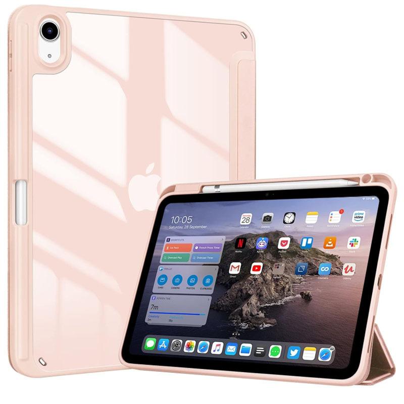 Чехол для планшета для iPad 12/11/10-го A18 2026 A16 11 дюймов 10.2 Air4/5/6/7/8 Прозрачная акриловая задняя панель TPU Защитная крышка с держателем для карандаша