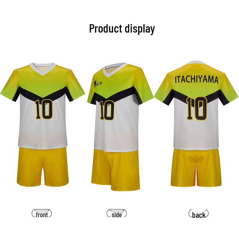 Inarizaki High School Haikyuu!! Cosplay Volleyball Uniform: Hinata Shoyo & Kageyama Tobio Set