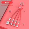 Кабель USB 3 в 1 типа C для iPhone 13 12 11 XS X XR 3in1 2in1 USB-кабель, зарядное устройство, шнур Micro USB Type C для Xiaomi Redmi