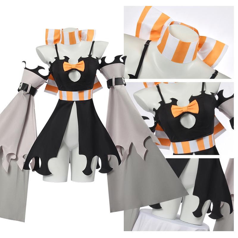 Anime Gachiakuta Amo Cosplay Costume wig Adult Women Sexy Dress Uniform Halloween Carnival Party Clothes Outfit Gift
