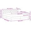 Boxspring bed with headboard Black 160 x 200 cm Velvet