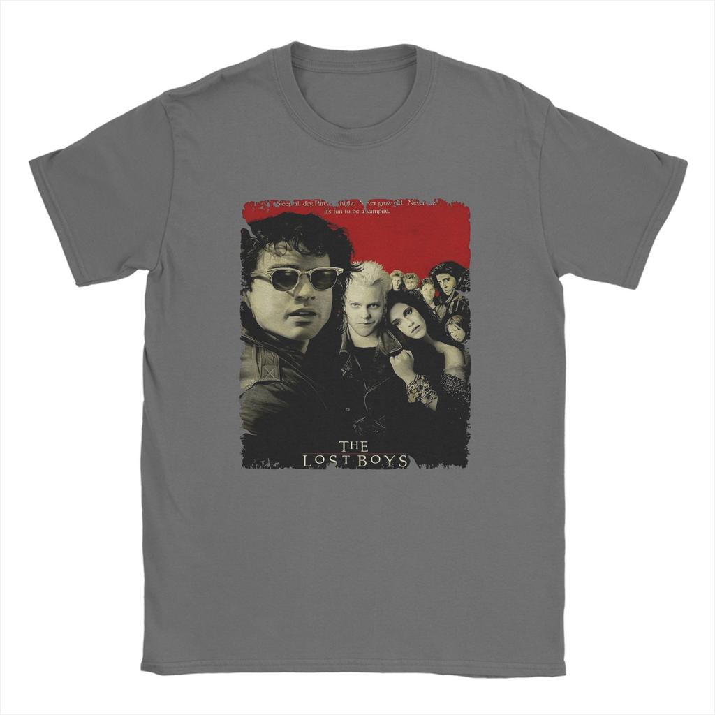 Harajuku T Shirt Summer The Lost Boys Hip Hop T-Shirts  100 Cotton Tee Shirt for Men Y2K Funny Design Short Sleeve Tops