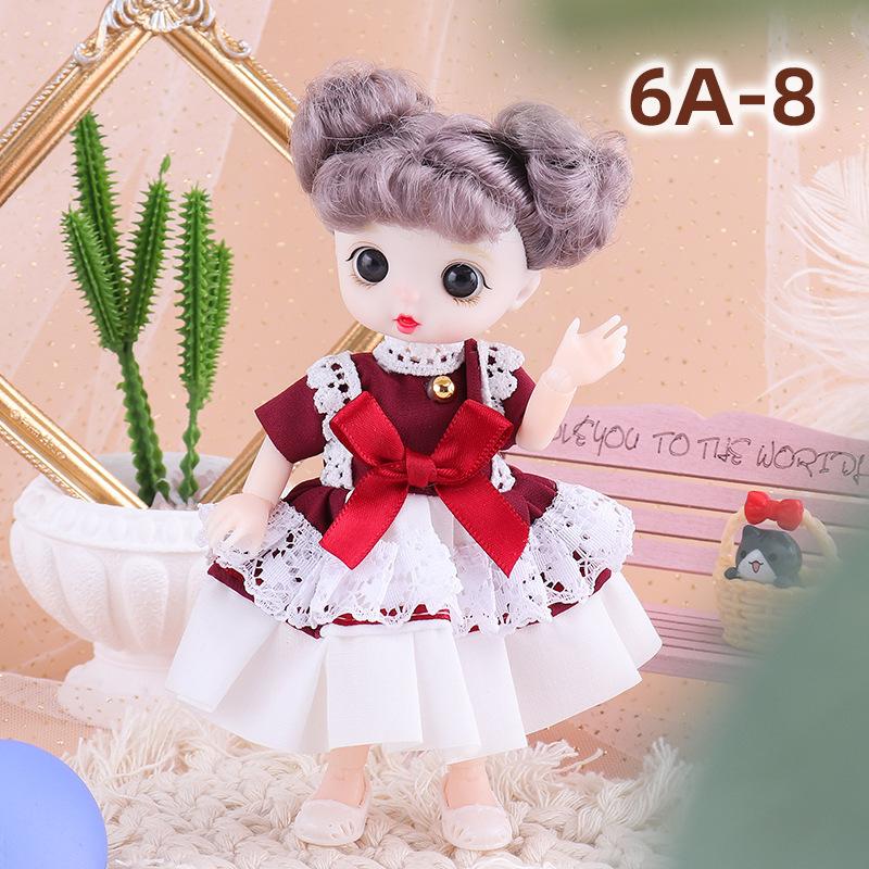 17см Bjd Кукла Нарядная одежда Кукла 13 подвижных суставов Игрушка для девочки