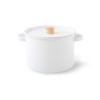 Form Ready Kaico Made In Japan Enamel Induction Cooker Compatible Pasta Pan White K-011
