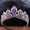 Colored Diamond Hair Accessories Headband Bridal Wedding Crown Crystal Bridal Tiara Accessories