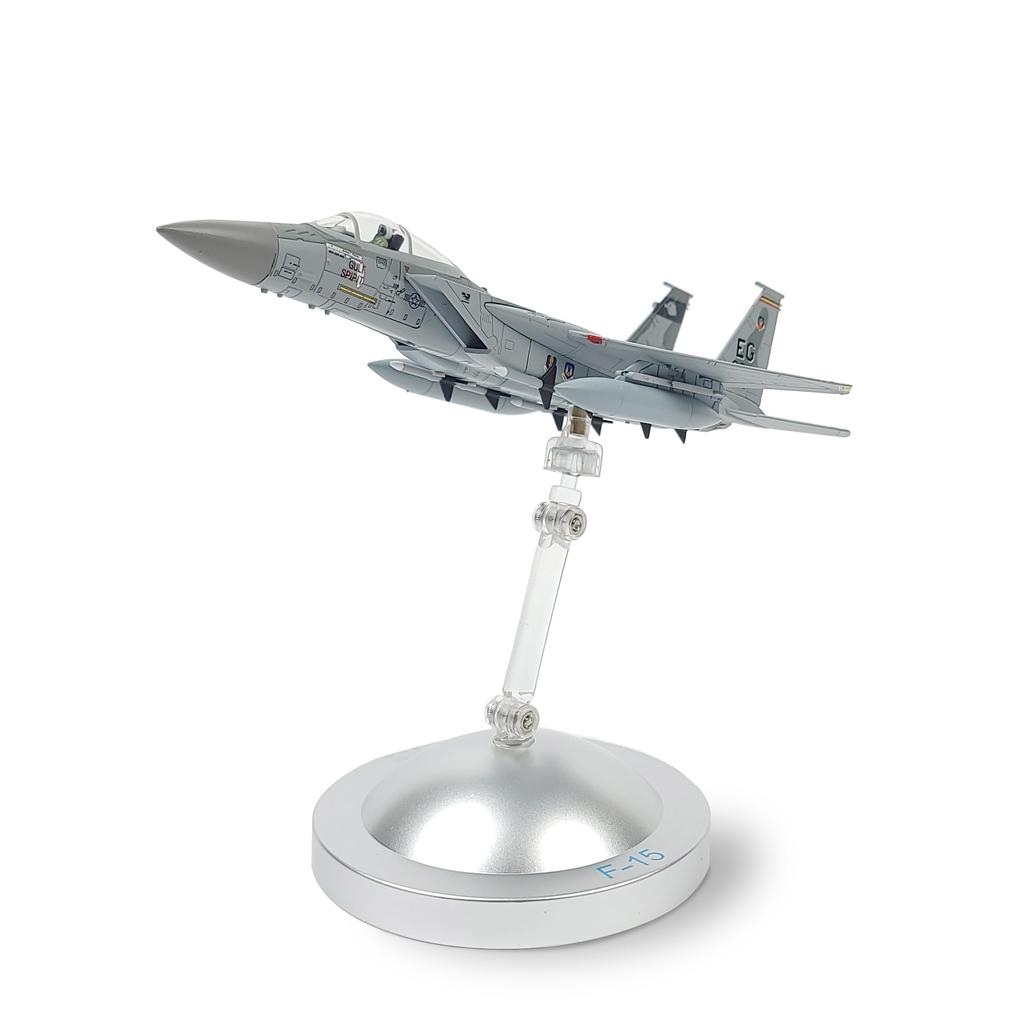 NUOTIE Eagle Metal Airplane Model Kit with Stand Gulf Spirit Diecast Alloy Fighter Model Jet Military Aircraft Collection 1/100 F-15C