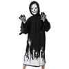 Luminous Grim Reaper Vampire Costume with Scythe - Halloween Dress-Up, European and American Style
