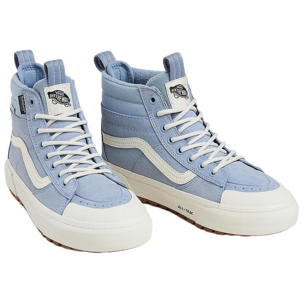 Vans Mte Sk8-Hi Comfortable Versatile High-Top Skate Shoes Men Sneakers Blue VN000CVTBD2