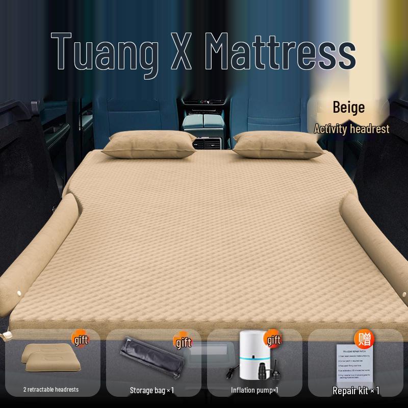 Volkswagen Teramont X Trunk Air Mattress: Inflatable Rear Car Sleeping Mat