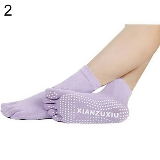 Women 5 Toes Yoga Gym Dance Sport Exercise Non Slip Massage Fitness Warm Socks