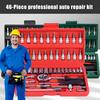 Набор из 46 автомобильных ключей, мощные динамометрические ключи, инструменты для ремонта автомобилей, велосипедов, мотоциклов, шестигранные наборы торцевых головок