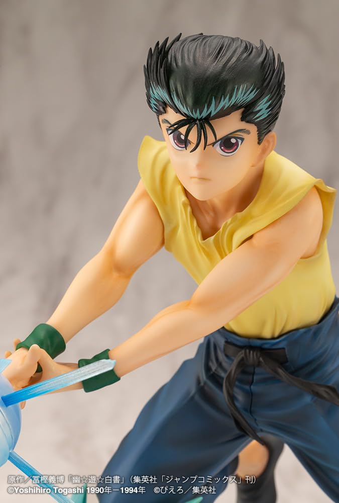 KOTOBUKIYA Yu Yu Hakusho ARTFX J Yusuke Urameshi масштабная окрашенная готовая фигурка из ПВХ, версия 2 1/8