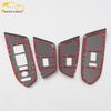 Decorative Glass Lift Frame for 17 CRV Door Armrest with Bright Button
