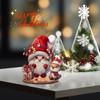 Рождественские мультяшные деревянные сборные украшения DIY Детские праздничные подарки Трехмерные картины украшения Рождественские настольные украшения