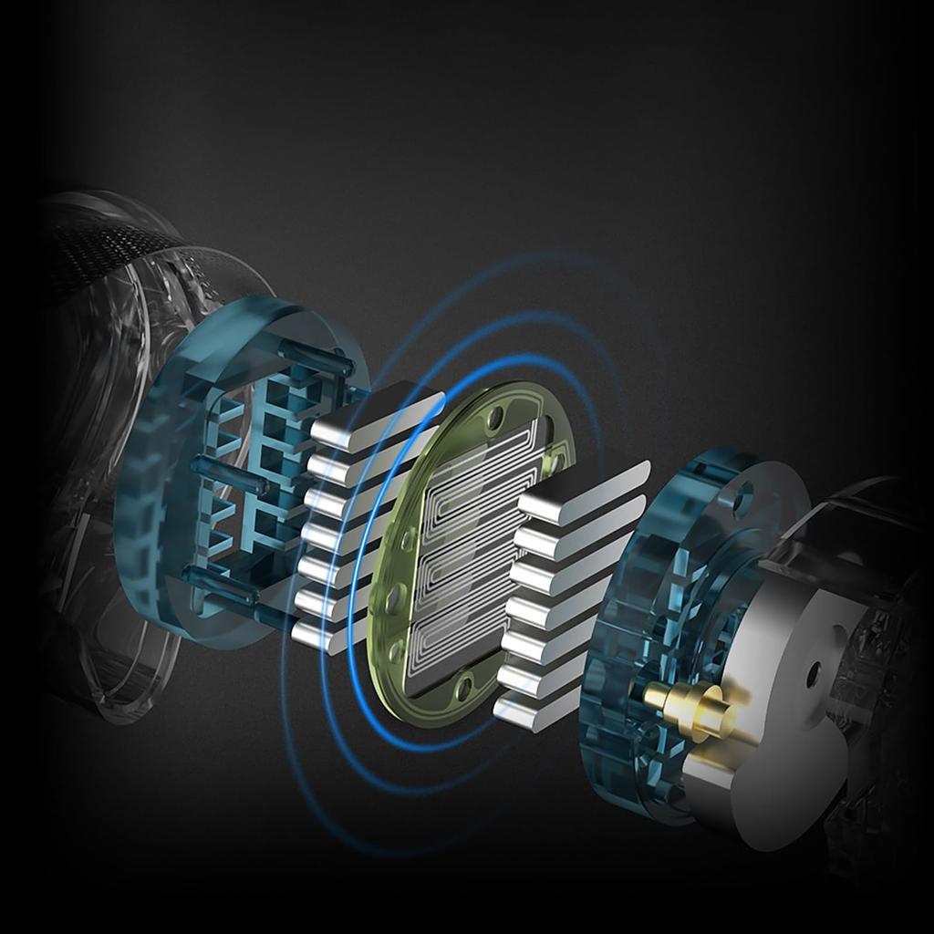 Linsoul Наушники KZ PRX 4-го поколения с планарным приводом и канальным дизайном. Сбалансированное качество звука. Эргономичные наушники. Оснащены мощным магнитом N52.