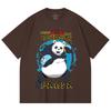 230 Gsm 100% Cotton Jujutsu Kaisen V62 Panda Print Unisex Heavy Cotton T Shirt