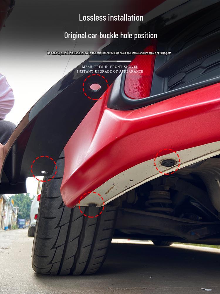 Compatible Rear Diffuser, Spoiler & Side Skirts for 10th Gen Civic – No-Cut Installation