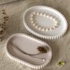 Oval Tray Silicone Molds Epoxy Resin Trinket Container Concrete Jewelry Plate Candle Holder Rolling Tray Molds for Craft