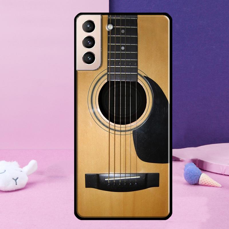 Чехол для телефона Музыкальный инструмент Гитара Для Samsung Galaxy S24 Ultra S25 Ultra S9 S10 S20 S21 S22 Plus S23 S24 FE Чехол