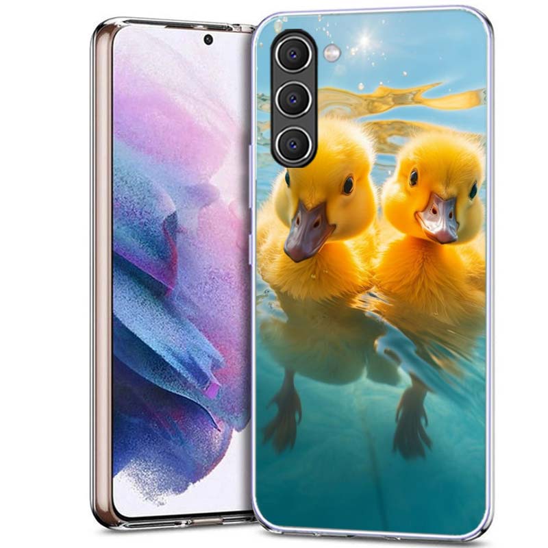 Желтая Утка Чехол для Телефона для Samsung A54 A14 A24 A34 A17 A37 A57 A55 A35 A25 A15 A13 A23 A33 A53 A07 A05S A04S A03 A73 Galaxy Note