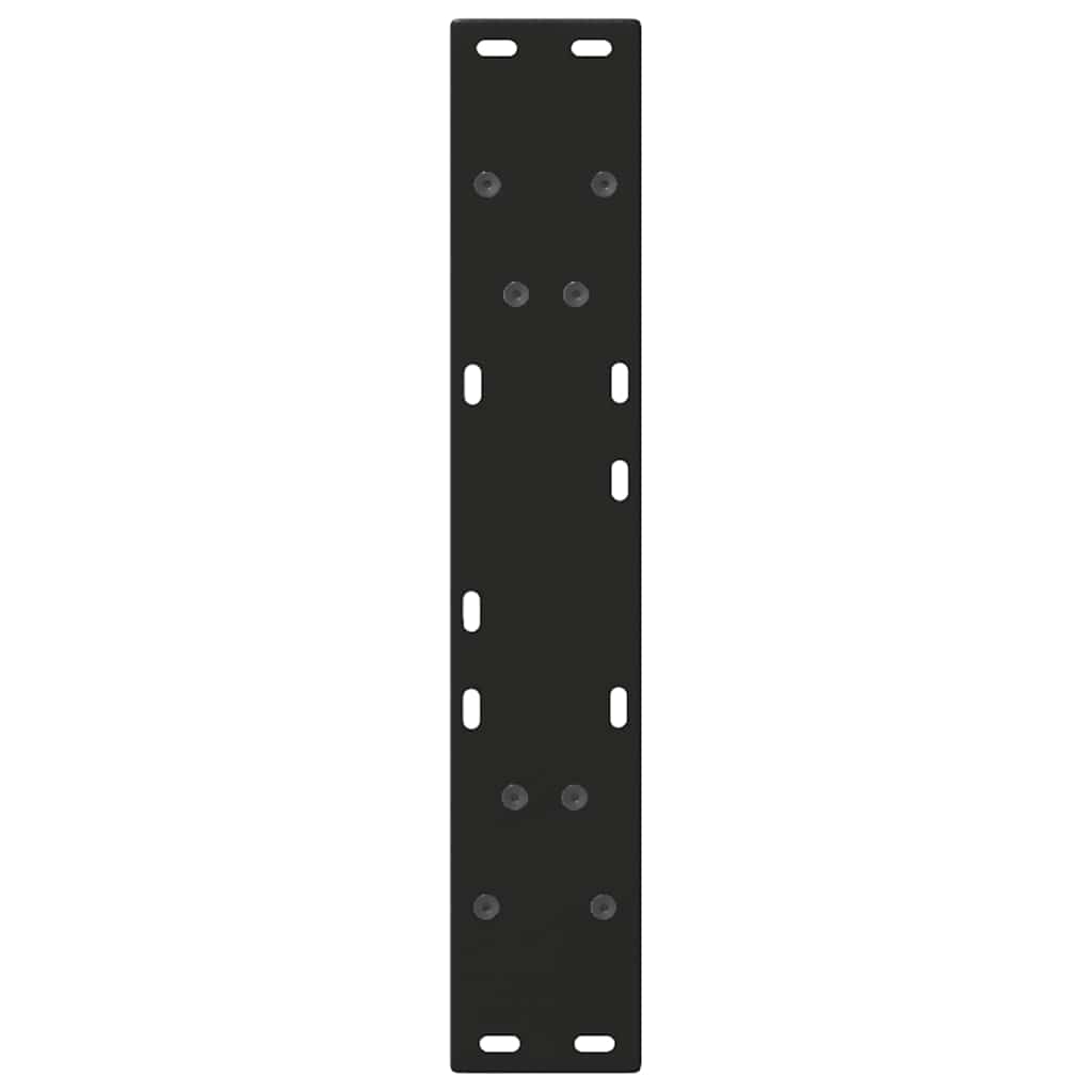 Vidaxl Nogi Do Stolika Kawowego, 2 Szt., Czarne, 50X(72-73) Cm, Stal