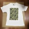 [USED] A Bathing Ape Camouflage Design T-Shirt White
