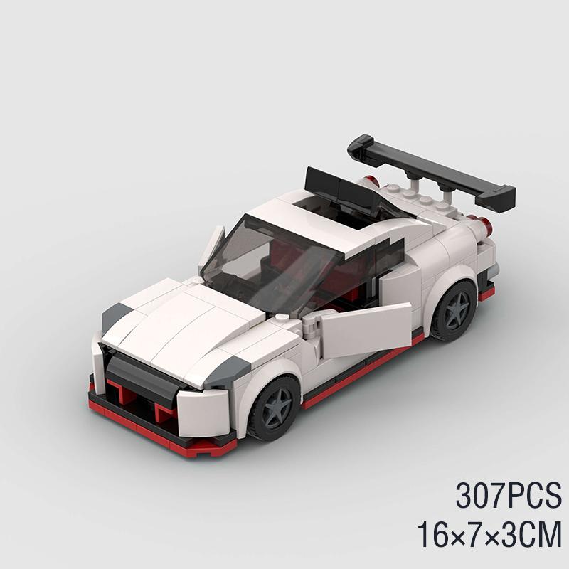 MOC Техническая Скоростная Модель Гоночный Автомобиль модель Строительные Блоки Городской Транспорт Кирпичики Гонки Супер Гонка ралли спорт Рождественский подарок Игрушки