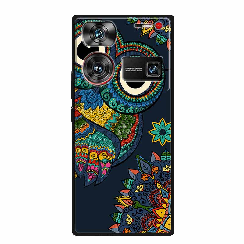 Чехол для ZTE nubia Z60 Ultra Животные Мягкий Силикон ТПУ Чехол для Телефона Для ZTE Nubia Z60Ultra 5G Защитный Крутой Волк Coque