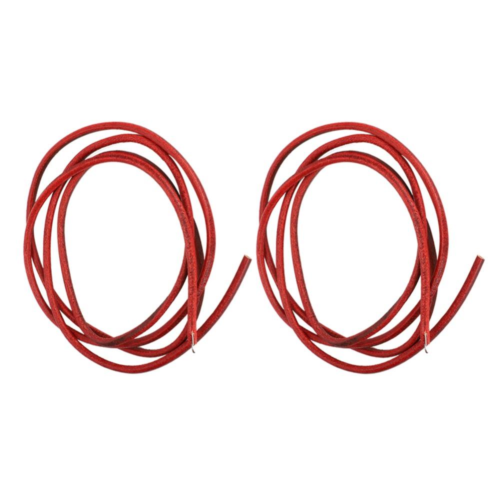 2pcs Cowhide Sewing Machine Belt Red Color Brown Color Replacement Leather Belt 72 Inch Treadle Sewing Machine Belt
