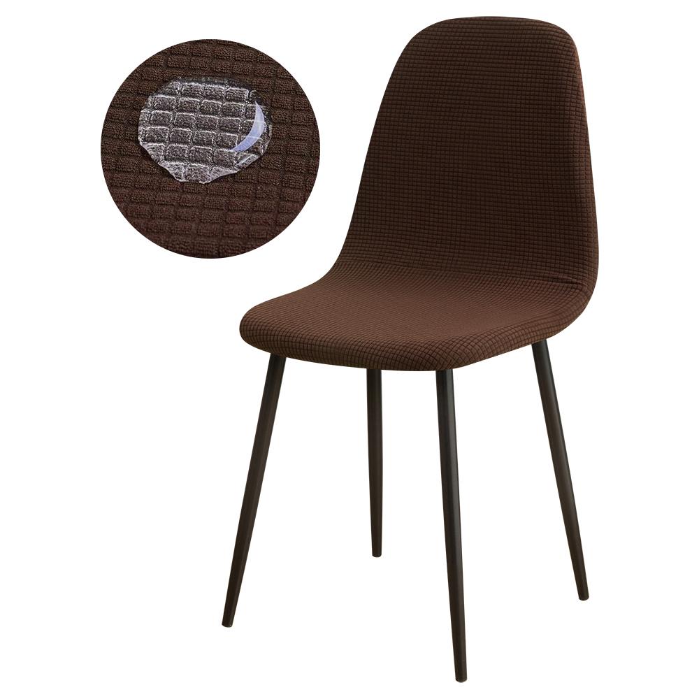 Waterproof Short Back Chair Cover Adjustable Scandinavian Dining Room Seat Protector For Bar Party