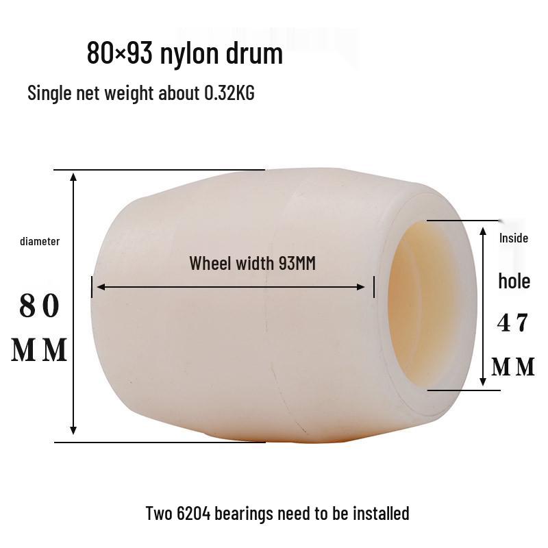 Hydraulic Pallet Truck Nylon Wheels & Iron Core PU Forklift Accessories