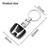 Car Styling 3D Metal Keychain Key Chain Rings for Honda CR-V STEPWGN Civic Accord City XR-V Envix ODYSSEY VEZEL Fit Accessories KU9